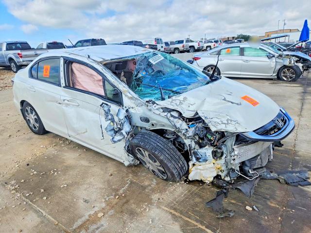 2013 Honda Civic VIN 19XFB4F32DE002861 COPART salvage auction — ROLLOVER, Tx - Salvage Vehicle Title, sold $625 on 2026-07-02 (photo 4)