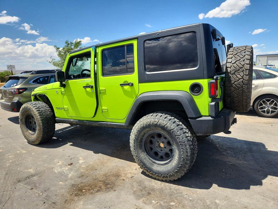2012 Jeep Wrangler / VIN 1C4BJWFG3CL248677 COPART salvage auction — FRONT END, Sc - Cert Of Title-Salvage, sold $6,400 on 2026-07-09 (photo 2)