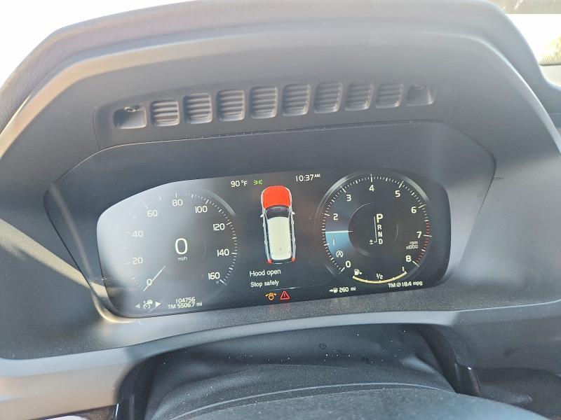 2018 Volvo VIN YV4A22PK8J1377315 COPART salvage auction — FRONT END, Ca - Salvage Certificate, sold $7,000 on 2026-08-06 (photo 9)