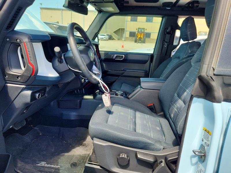2025 Ford Bronco VIN 1FMEE4DP4SLA43081 COPART salvage auction — FRONT END, Tx - Salvage Vehicle Title, sold $23,300 on 2026-07-02 (photo 7)