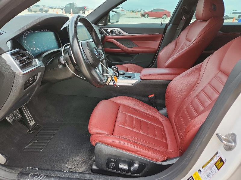 2022 BMW M4 VIN WBA13AW0XNFM45758 COPART salvage auction — UNDERCARRIAGE, Tx - Salvage Vehicle Title, sold $14,000 on 2026-07-23 (photo 7)