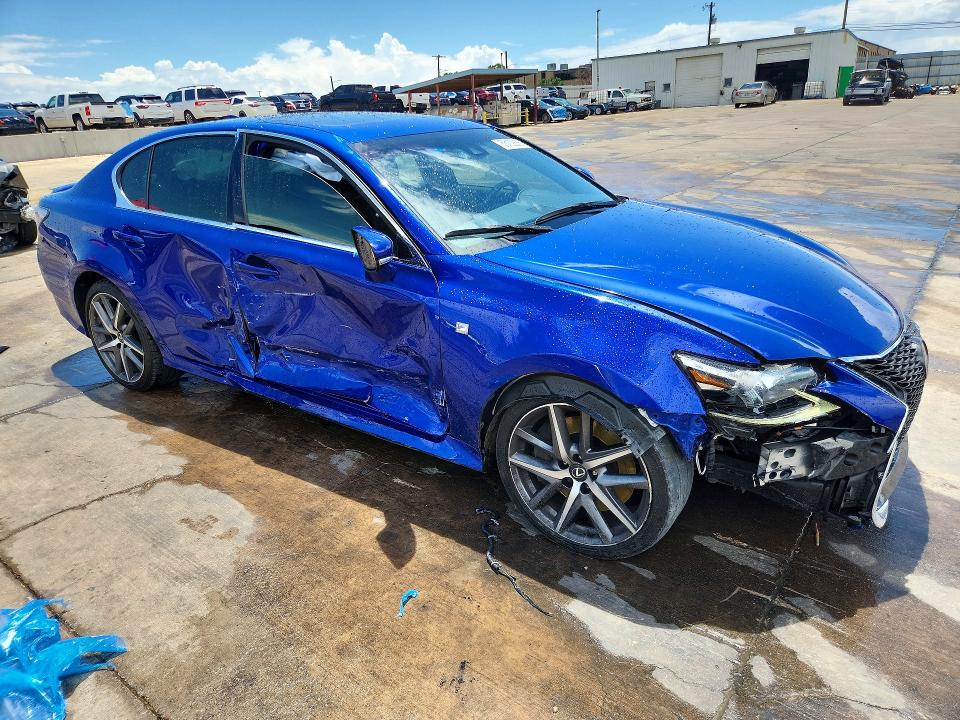 2019 Lexus Gs VIN JTHBZ1BL1KA018210 COPART salvage auction — SIDE, Tx - Salvage Vehicle Title, sold $6,600 on 2026-07-30 (photo 4)