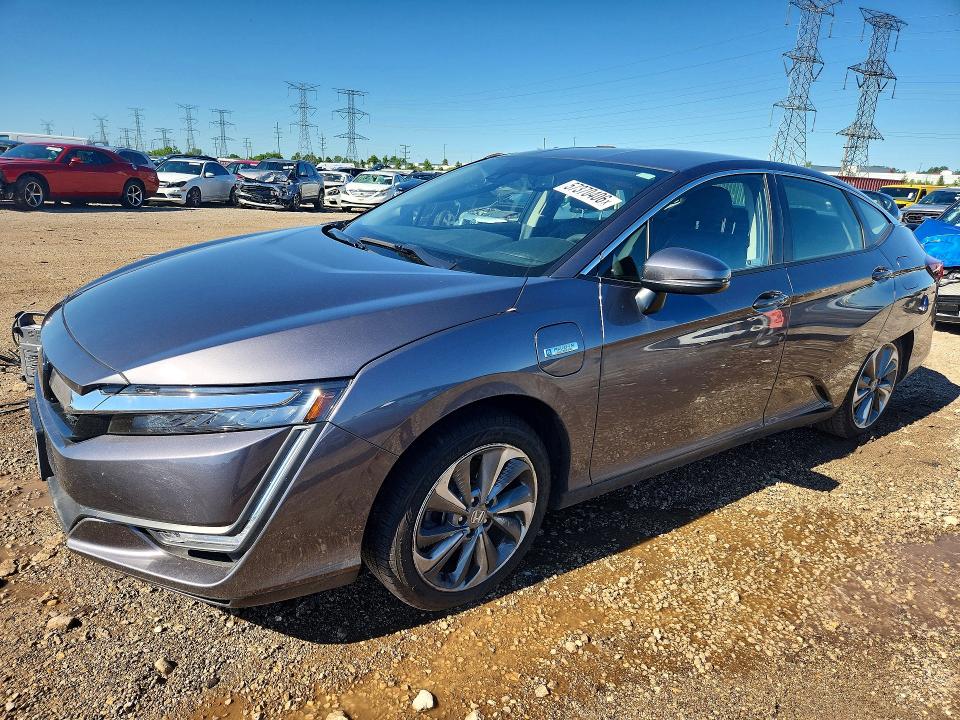 2019 Honda Clarity VIN JHMZC5F15KC000362 COPART salvage auction — FRONT END, Il - Salvage Certificate, sold $3,350 on 2026-07-28 (photo 1)
