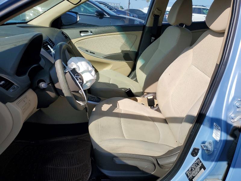2014 Hyundai VIN KMHCT4AE5EU640285 COPART salvage auction — FRONT END, Ca - Salvage Certificate, sold $275 on 2026-07-13 (photo 7)