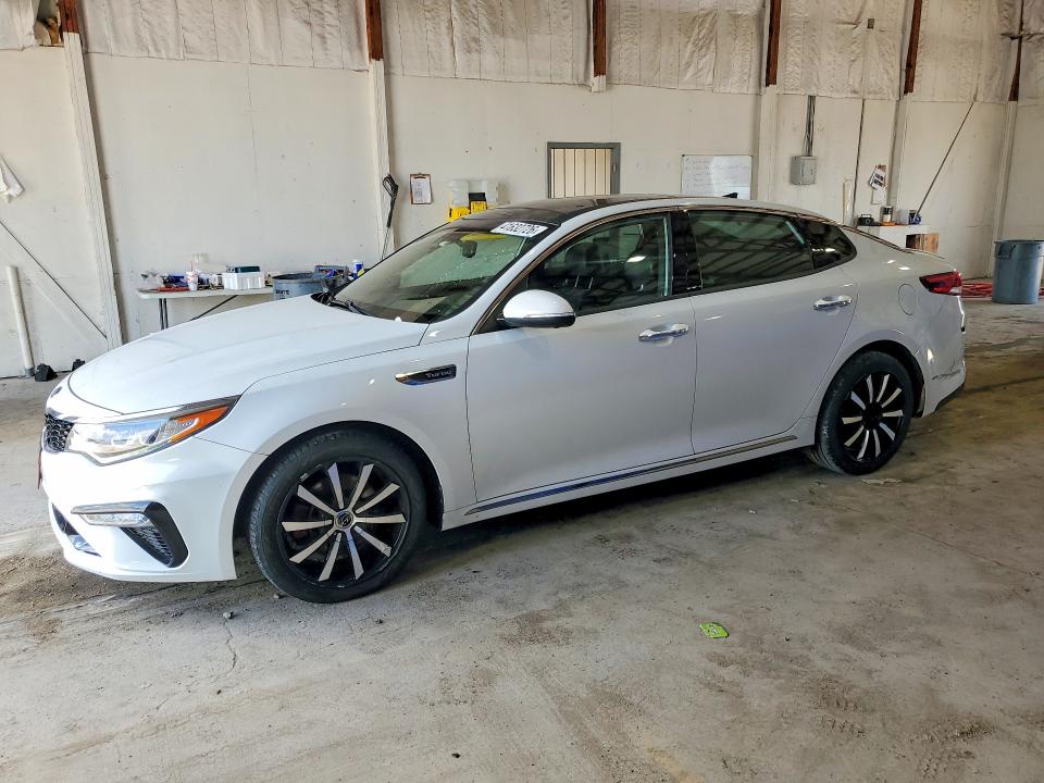 2019 Kia Optima VIN 5XXGV4L21KG340764 COPART salvage auction — FRONT END, OH - CERTIFICATE OF TITLE, sold $3,800 on 2026-07-20 (photo 1)
