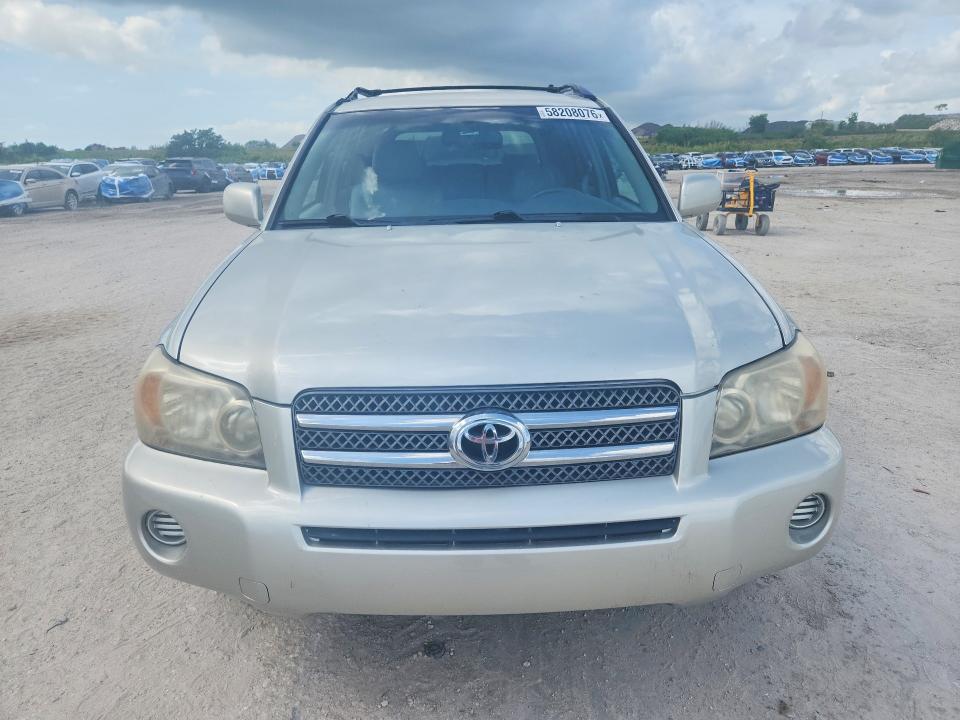 2007 Toyota Highlander VIN JTEGW21AX70019242 COPART salvage auction — MINOR DENT/SCRATCHES, Ga - Certificate Of Title, sold $1,100 on 2026-07-07 (photo 5)
