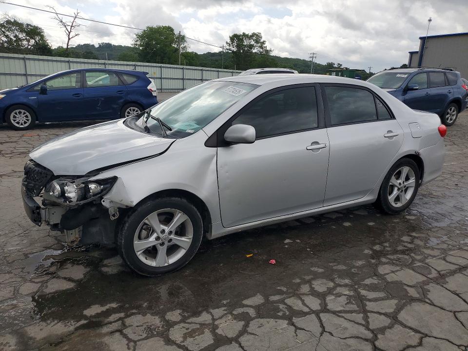 2012 Toyota Corolla VIN 5YFBU4EE8CP038627 COPART salvage auction — FRONT END, TN - SALVAGE CERTIFICATE, sold $2,850 on 2026-07-27 (photo 1)