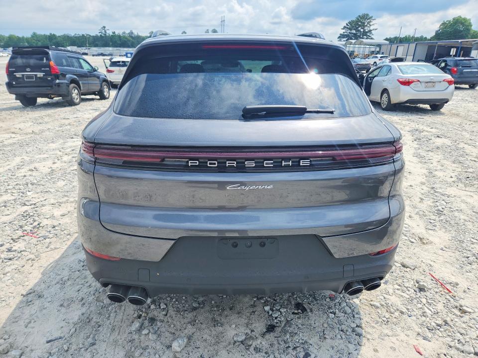 2026 Porsche Cayenne VIN WP1AA2AY0TDA02134 COPART salvage auction — MINOR DENT/SCRATCHES, Ga - Cert Of Title-Salvage, sold $66,500 on 2026-08-06 (photo 6)