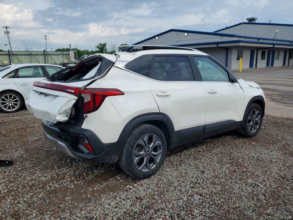 2024 Kia Seltos VIN KNDEUCAA4R7584040 COPART salvage auction — REAR END, Ny - Mv-907A Salvage Certificate, sold $3,550 on 2026-07-29 (photo 3)