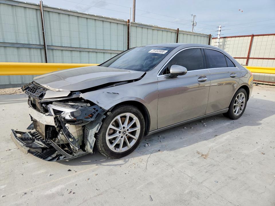 2020 Mercedes-benz A-klasse VIN WDD3G4EB4LW038543 COPART salvage auction — FRONT END, TX - SALVAGE VEHICLE TITLE (P), sold $4,250 on 2026-08-07 (photo 1)