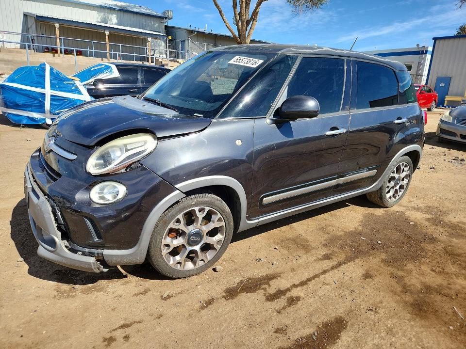 2014 Fiat 500 VIN ZFBCFADH6EZ018753 COPART salvage auction — FRONT END, Nm - Cert Of Title-Salvage, sold $525 on 2026-07-16 (photo 1)