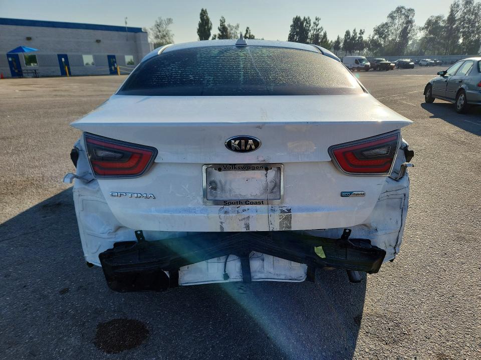 2014 Kia VIN KNAGM4AD6E5067754 COPART salvage auction — REAR END, Ca - Salvage Certificate, sold $1,050 on 2026-07-02 (photo 6)
