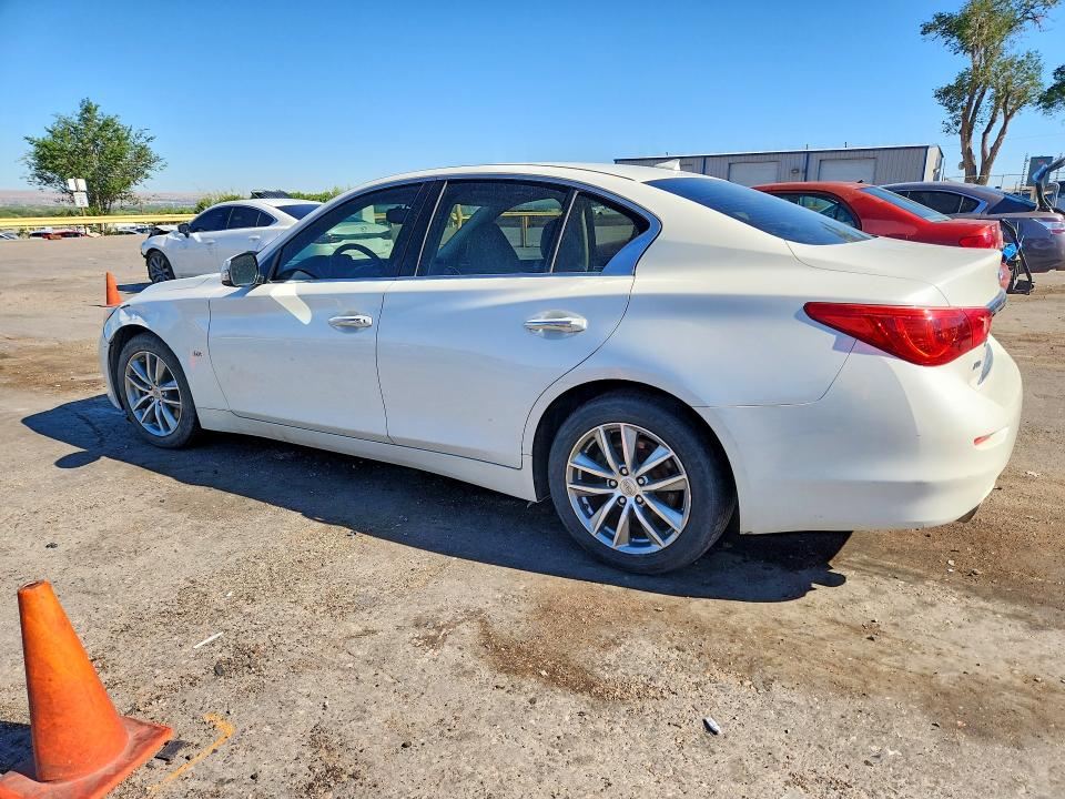 2017 Infiniti Q50 VIN JN1EV7AR3HM834493 COPART salvage auction — MINOR DENT/SCRATCHES, Co - Certificate Of Title, sold $2,200 on 2026-07-02 (photo 2)