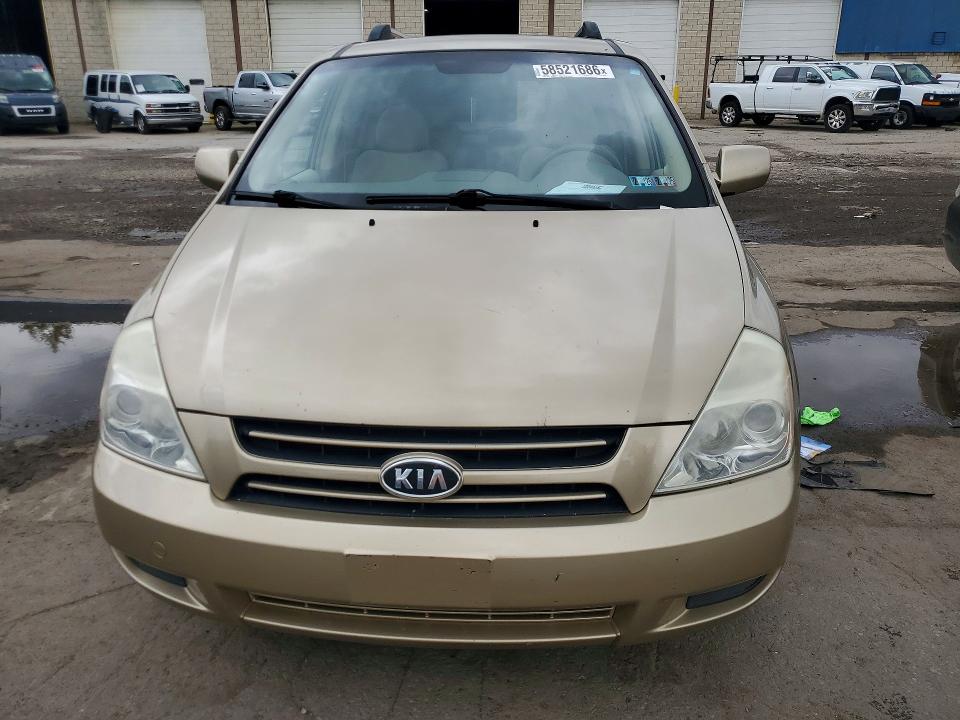 2006 Kia SEDONA VIN KNDMB233X66056966 COPART salvage auction — FRONT END, Mi - Cert Of Title-Salvage Vehicle, sold $625 on 2026-07-28 (photo 5)