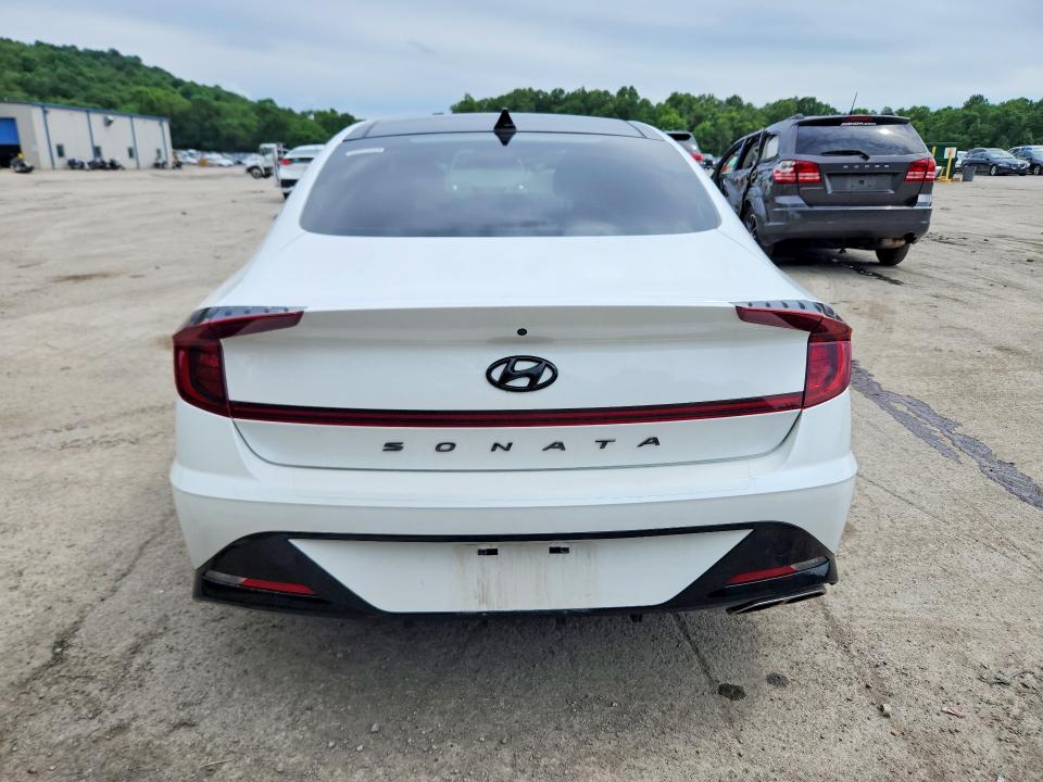 2022 Hyundai Sonata VIN KMHL14JA4NA226371 COPART salvage auction — FRONT END, Pa - Certificate Of Salvage, sold $7,600 on 2026-07-16 (photo 6)