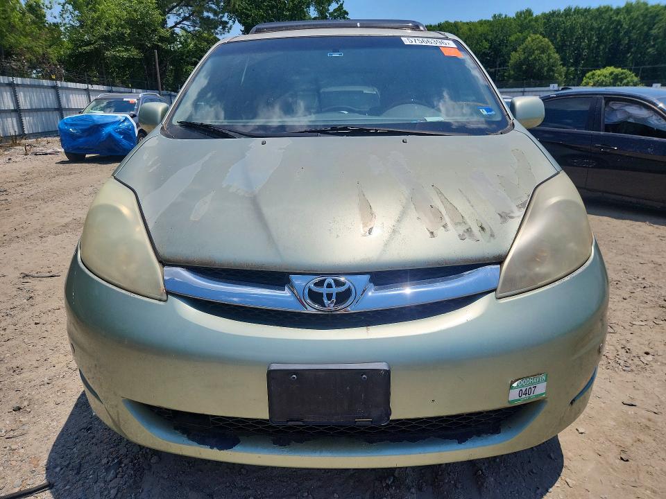 2006 Toyota Sienna VIN 5TDZA22C26S514123 COPART salvage auction — WATER/FLOOD, Va - Cert Of Title-Salvage Water, sold $2,300 on 2026-07-07 (photo 5)