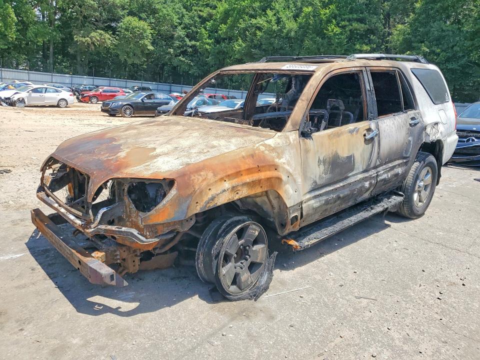 2008 Toyota 4runner VIN JTEZU14R68K020405 COPART salvage auction — BURN, GA - BILL OF SALE - PARTS ONLY, sold $575 on 2026-07-17 (photo 1)