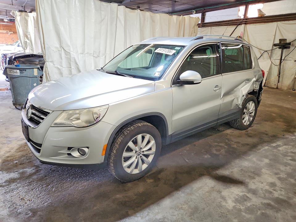 2011 Volkswagen Tiguan VIN WVGBV7AX0BW524260 COPART salvage auction — REAR END, Pa - Certificate Of Salvage, sold $550 on 2026-07-26 (photo 1)