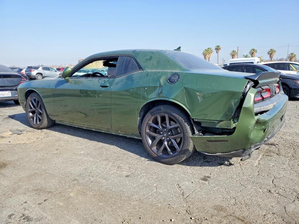 2021 Dodge Challenger VIN 2C3CDZAG8MH510006 COPART salvage auction — REAR END, Ca - Salvage Certificate, sold $6,400 on 2026-07-02 (photo 2)