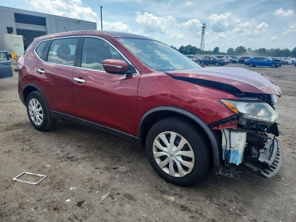 2015 Nissan Rogue VIN KNMAT2MV5FP527514 COPART salvage auction — FRONT END, Va - Cert Of Title - Salvage, sold $1,050 on 2026-07-15 (photo 4)