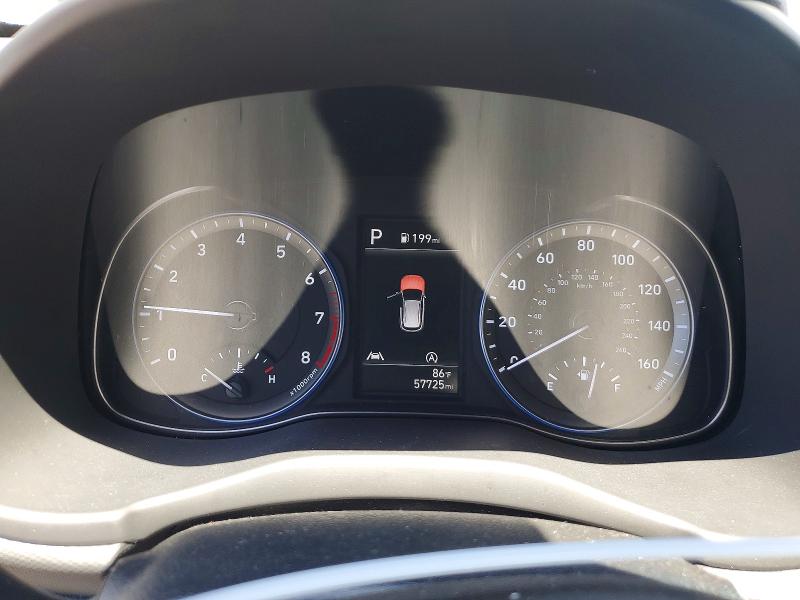 2022 Hyundai Kona VIN KM8K22ABXNU763931 COPART salvage auction — REAR END, Id - Salvage Certificate Of Title, sold $4,950 on 2026-07-31 (photo 9)