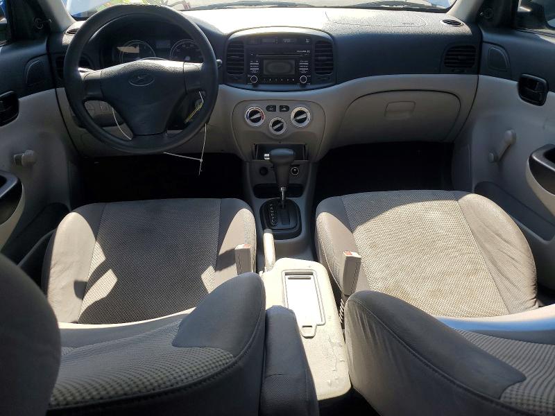 2010 Hyundai Accent VIN KMHCN4AC2AU419133 COPART salvage auction — MINOR DENT/SCRATCHES, Fl - Cert Of Title Slvg Rebuildable, sold $500 on 2026-07-09 (photo 8)