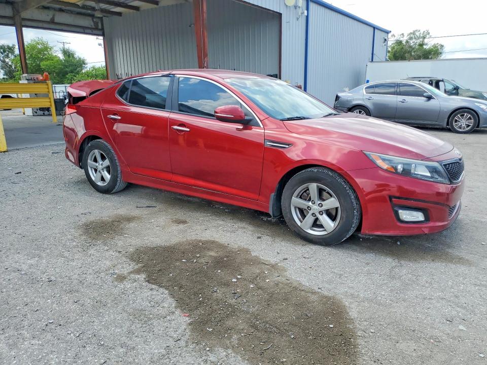 2015 Kia Optima VIN 5XXGM4A79FG393526 COPART salvage auction — REAR END, Fl - Cert Of Title Slvg Rebuildable, sold $900 on 2026-07-17 (photo 4)