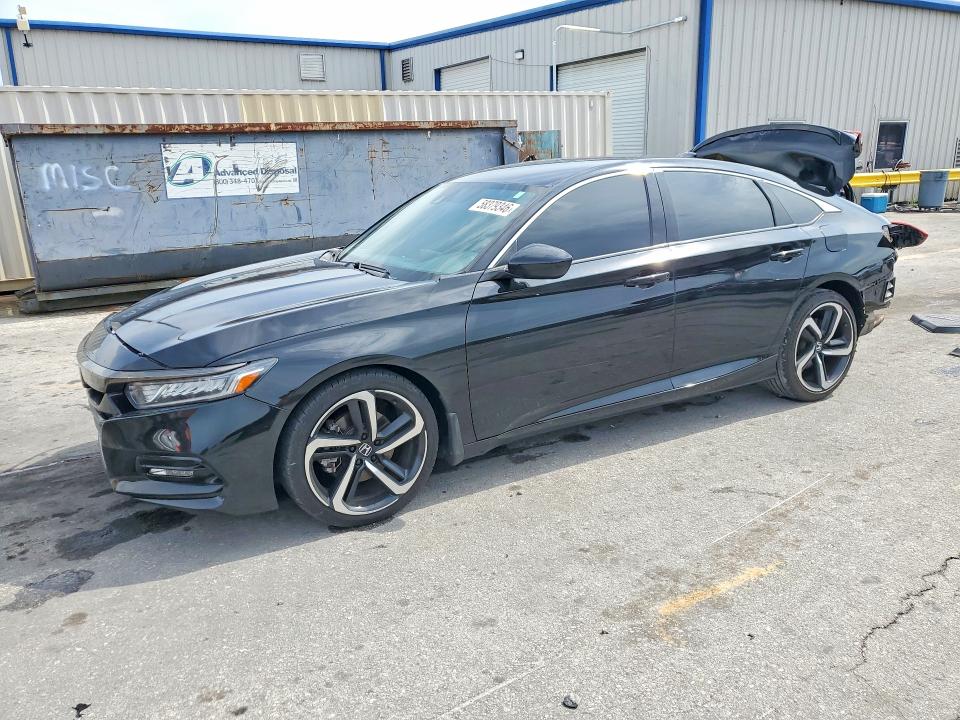 2020 Honda Accord VIN 1HGCV1F35LA074584 COPART salvage auction — REAR END, Sc - Cert Of Title-Salvage, sold $10 on 2026-07-28 (photo 1)