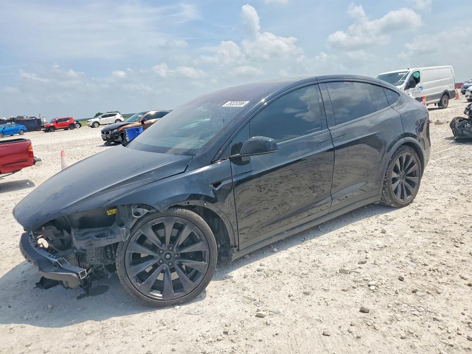 2022 Tesla VIN 7SAXCBE5XNF359177 COPART salvage auction — FRONT END, Tx - Salvage Vehicle Title, sold $300 on 2026-07-23 (photo 1)