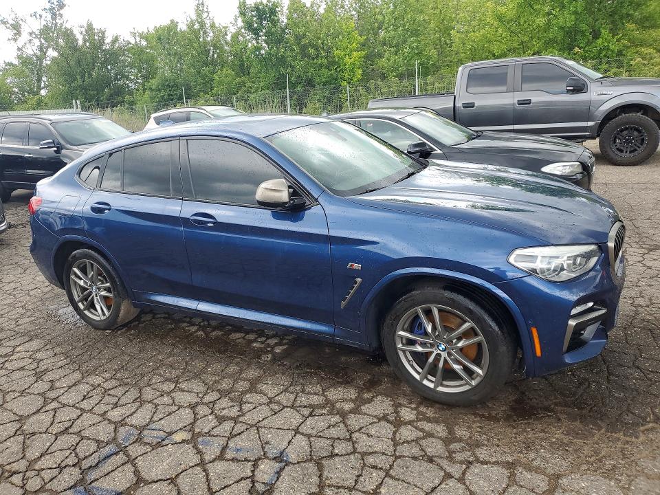 2019 BMW X4 VIN 5UXUJ5C58KLJ63868 COPART salvage auction — WATER/FLOOD, Mi - Cert Of Title-Flood Vehicle, sold $8,600 on 2026-08-21 (photo 4)