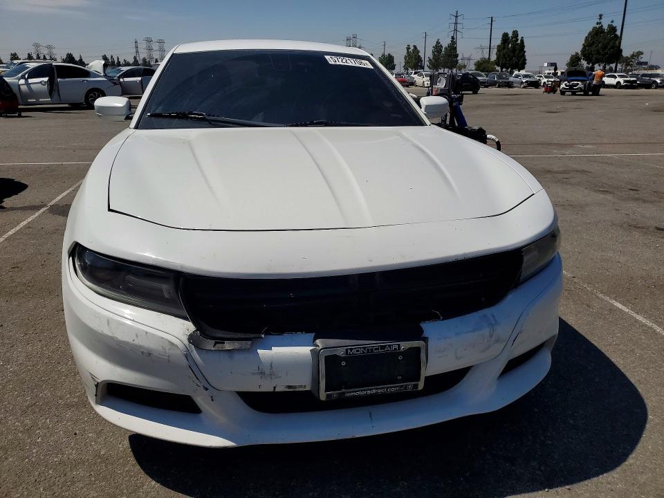 2016 Dodge Charger VIN 2C3CDXBG3GH178712 COPART salvage auction — REAR END, Ca - Salvage Certificate, sold $2,600 on 2026-07-02 (photo 5)