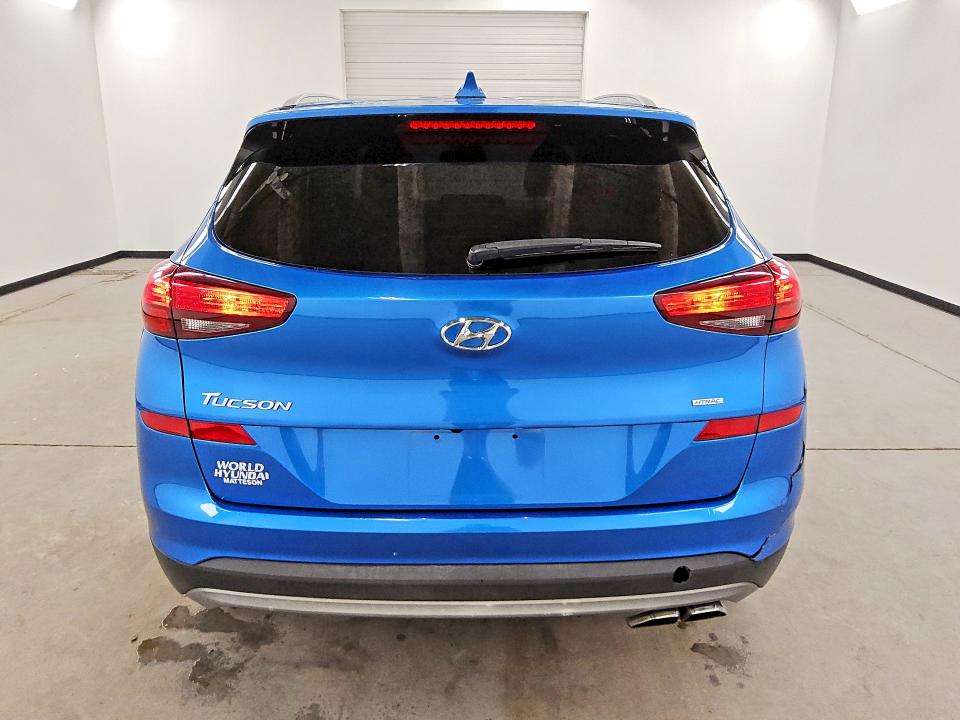 2021 Hyundai Tucson VIN KM8J3CAL6MU300304 COPART salvage auction — REAR END, Il - Certificate Of Title, sold $11,007 on 2026-07-09 (photo 6)
