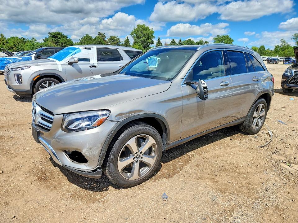 2019 Mercedes-benz Glc VIN WDC0G4KB3KV193570 COPART salvage auction — FRONT END, Il - Salvage Certificate, sold $11,100 on 2026-08-18 (photo 1)