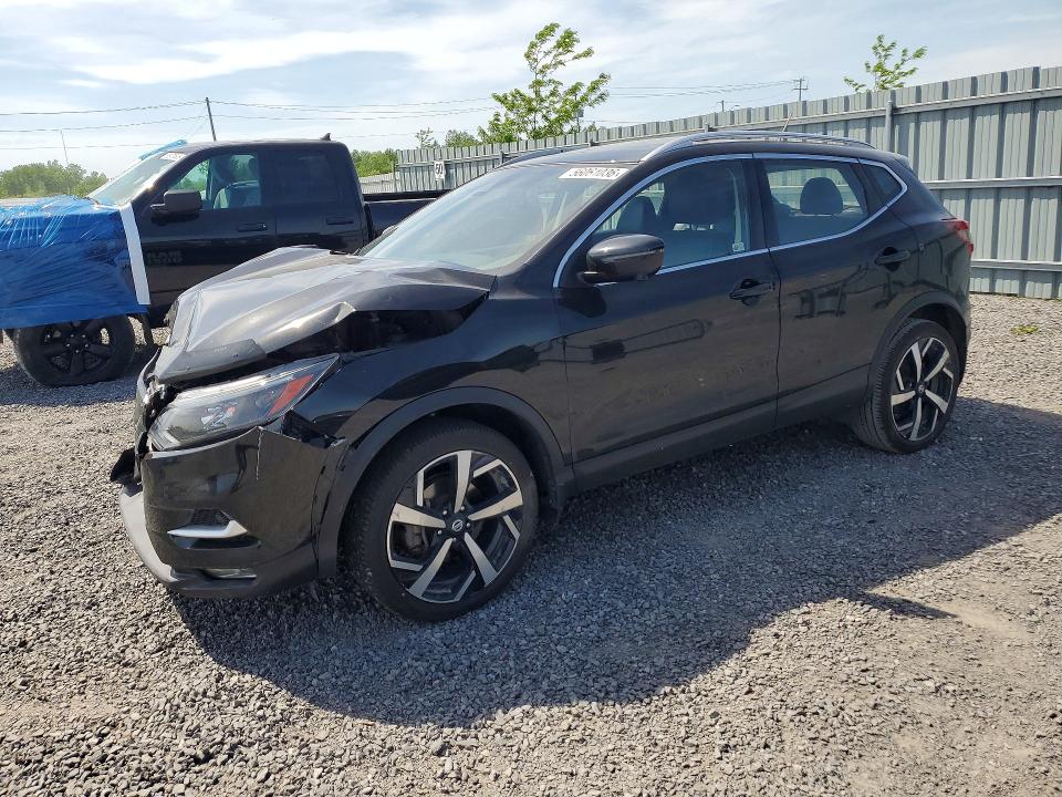 2020 Nissan Rogue sport VIN JN1BJ1CW7LW395083 COPART salvage auction — FRONT END, ON - PERMIT NO BRAND - UNFIT, sold $2,100 on 2026-07-16 (photo 1)