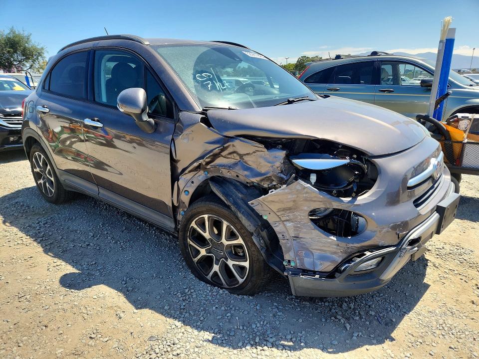 2017 Fiat 500 VIN ZFBCFXCB1HP522658 COPART salvage auction — FRONT END, Ca - Salvage Certificate, sold $525 on 2026-07-02 (photo 4)