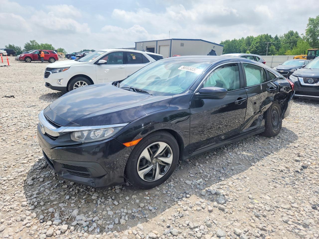 2017 Honda Civic VIN 19XFC2F50HE045877 COPART salvage auction — Rear End, MI - CERTIFICATE OF TITLE, sold $2,050 on 2026-07-02 (photo 1)