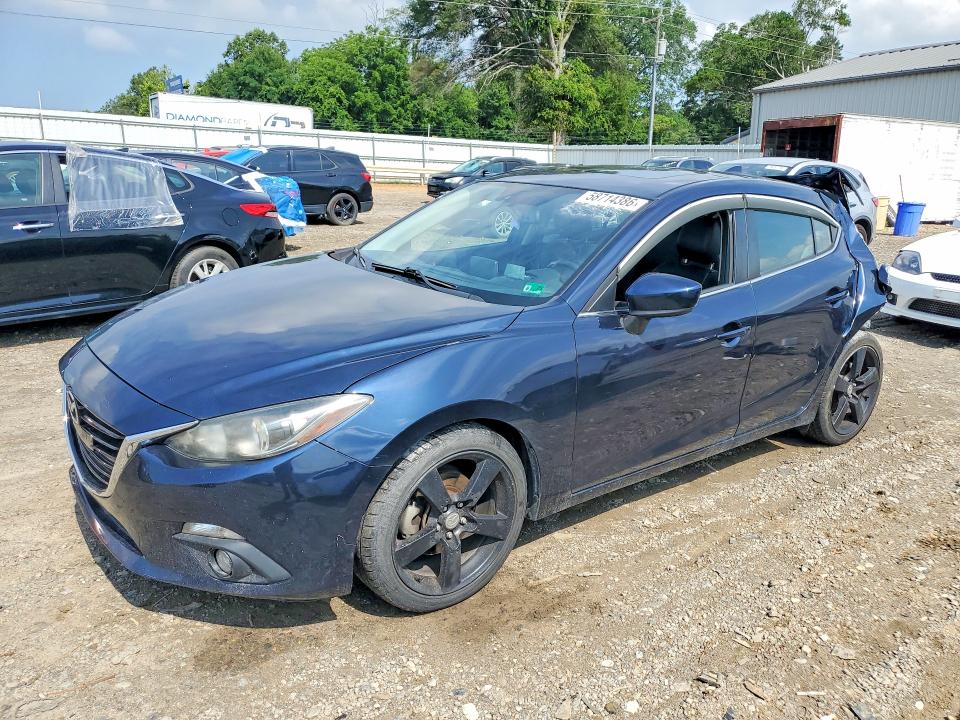 2016 Mazda 3 VIN JM1BM1M33G1326998 COPART salvage auction — REAR END, Va - Cert Of Title - Salvage, sold $325 on 2026-07-17 (photo 1)