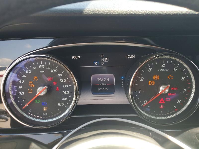2019 Mercedes-benz E-klasse VIN WDDZF4JB6KA565157 COPART salvage auction — FRONT END, Tx - Salvage Vehicle Title, sold $4,200 on 2026-07-20 (photo 9)
