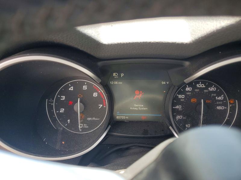 2022 Alfa romeo Stelvio VIN ZASPAKAN6N7D27526 COPART salvage auction — FRONT END, Oh - Cert Of Title-Salvage, sold $1,200 on 2026-07-30 (photo 9)