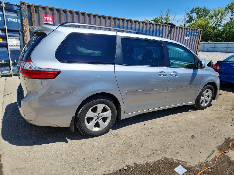 2018 Toyota VIN 5TDKZ3DC3JS914116 COPART salvage auction — FRONT END, Wi - Junked Vehicle Bill Of Sale, sold $4,800 on 2026-07-06 (photo 3)
