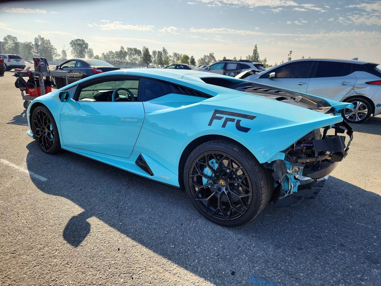 2023 Lamborghini VIN ZHWUB6ZF2PLA22610 COPART salvage auction — Rear End, Sc - Salvage Title, sold $183,000 on 2026-09-03 (photo 2)