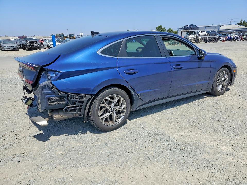 2020 Hyundai Sonata VIN 5NPEL4JA5LH047317 COPART salvage auction — REAR END, CA - SALVAGE CERTIFICATE, sold $3,500 on 2026-07-24 (photo 3)