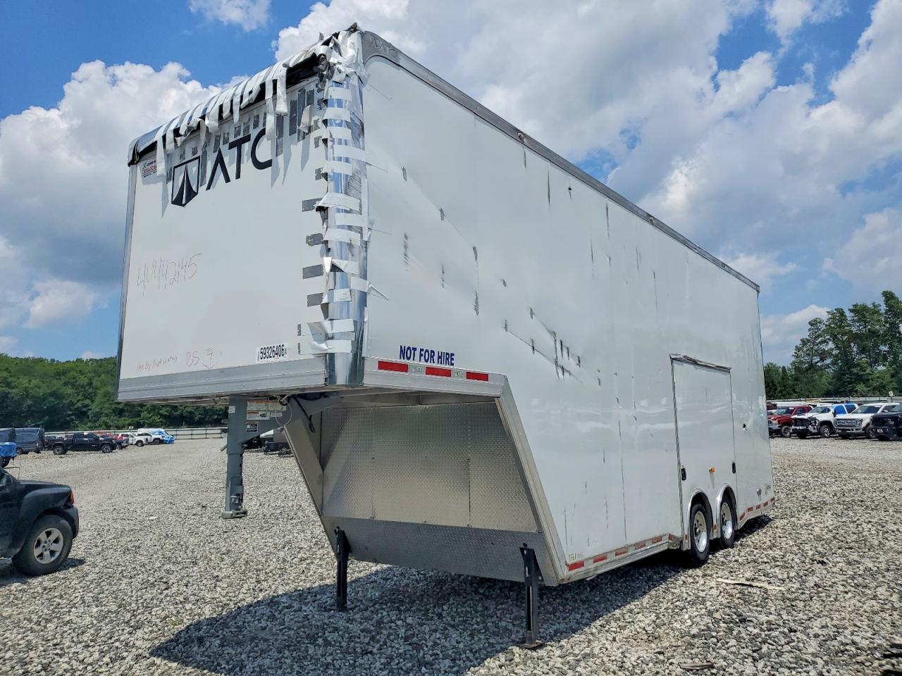 2024 Aluminum Trailer Co Rm900 VIN 5JX1A3038RD232287 COPART salvage auction — Front End, SD - CERT OF TITLE-SALVAGE, sold $10,200 on 2026-07-08 (photo 2)