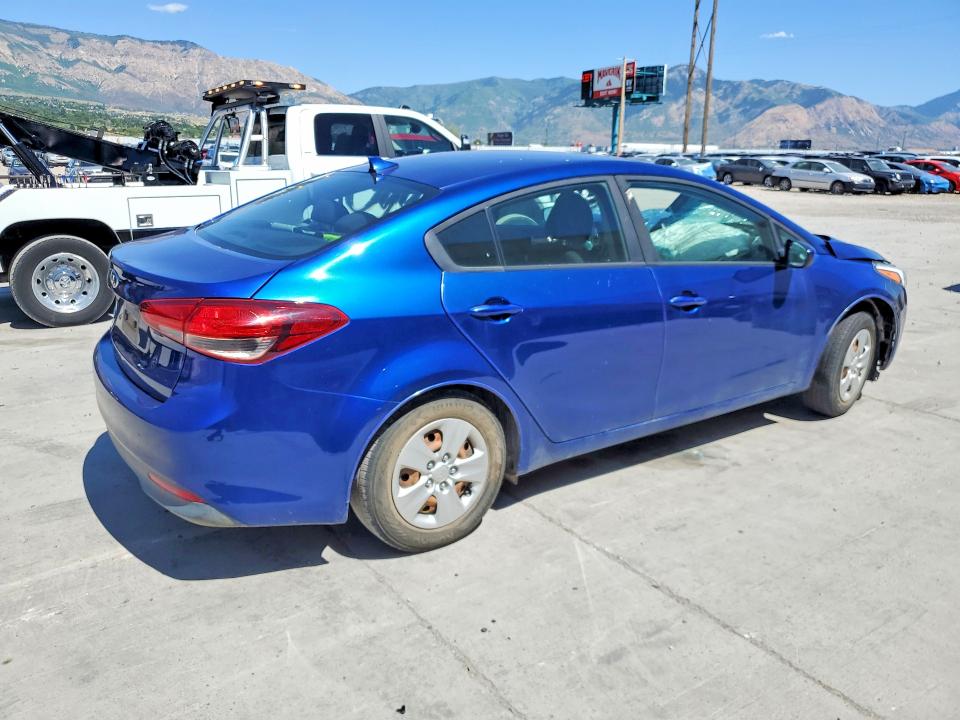 2018 Kia Forte VIN 3KPFK4A7XJE271597 COPART salvage auction — FRONT END, Ut - Salvage Certificate, sold $1,350 on 2026-08-03 (photo 3)