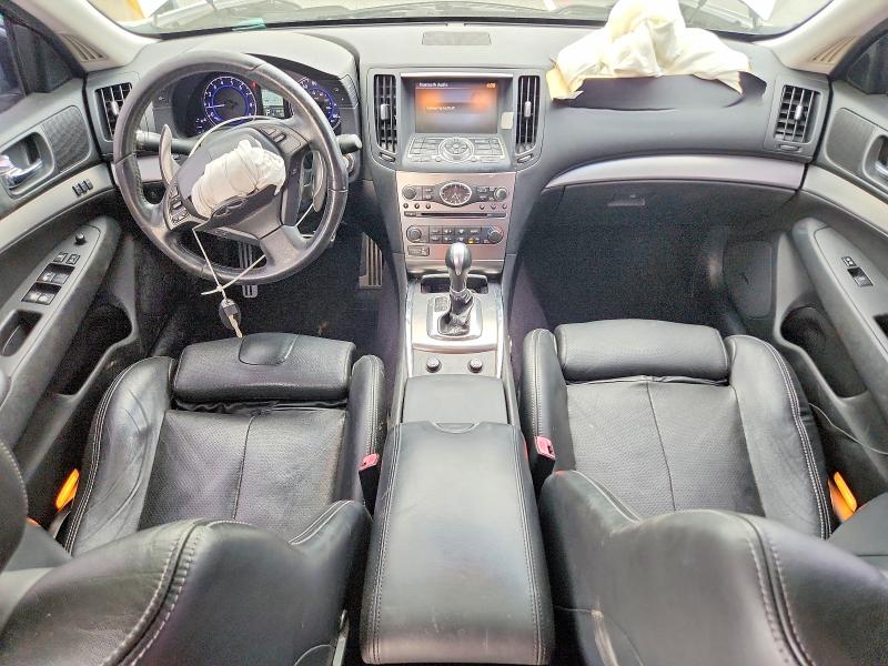 2013 Infiniti G VIN JN1CV6AP8DM717471 COPART salvage auction — FRONT END, Ca - Salvage Certificate, sold $1,700 on 2026-07-07 (photo 8)