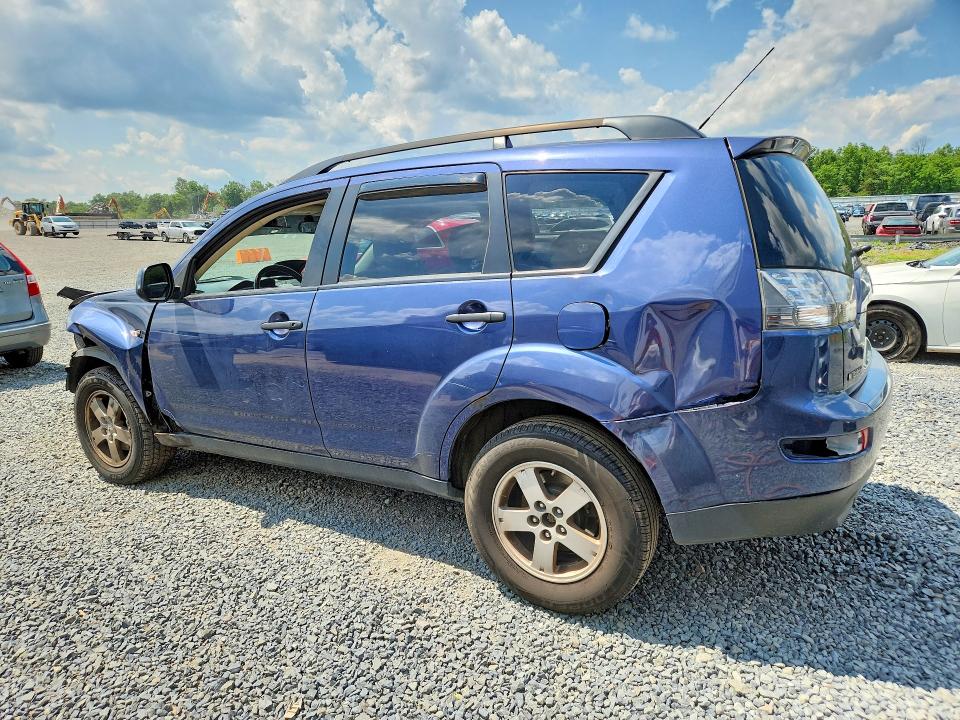 2007 Mitsubishi Outlander VIN JA4MT31X57U014799 COPART salvage auction — FRONT END, NJ - CERT OF TITLE-SALVAGE, sold $350 on 2026-07-24 (photo 2)