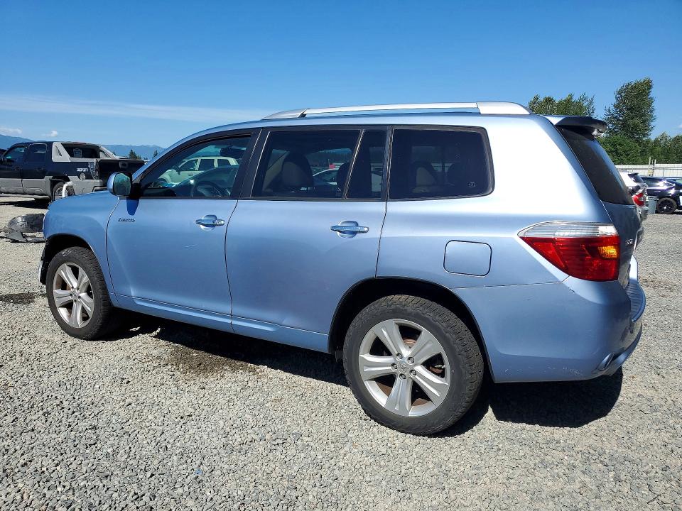 2008 Toyota Highlander VIN JTEES42A882100775 COPART salvage auction — FRONT END, WA - BILL OF SALE, sold $1,600 on 2026-07-06 (photo 2)