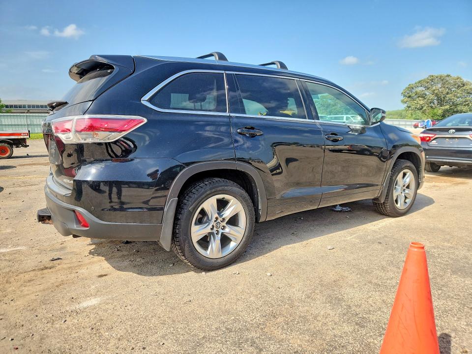 2016 Toyota Highlander VIN 5TDDKRFH7GS241882 COPART salvage auction — HAIL, Wi - Certificate Of Title, sold $9,700 on 2026-07-14 (photo 3)