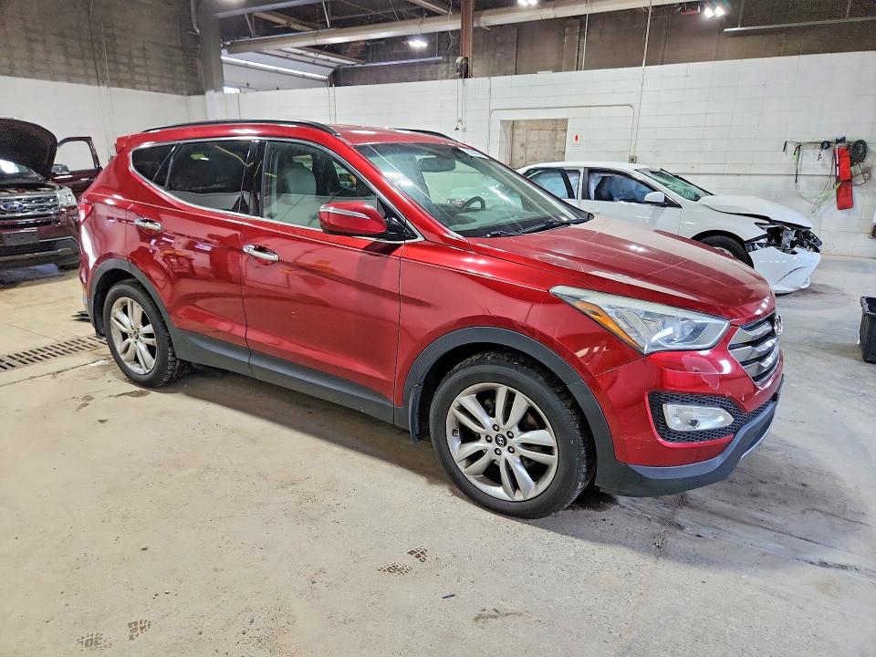 2013 Hyundai Santa fe VIN 5XYZUDLA8DG005261 COPART salvage auction — MECHANICAL, Mn - Certificate Of Title, sold $800 on 2026-07-21 (photo 4)