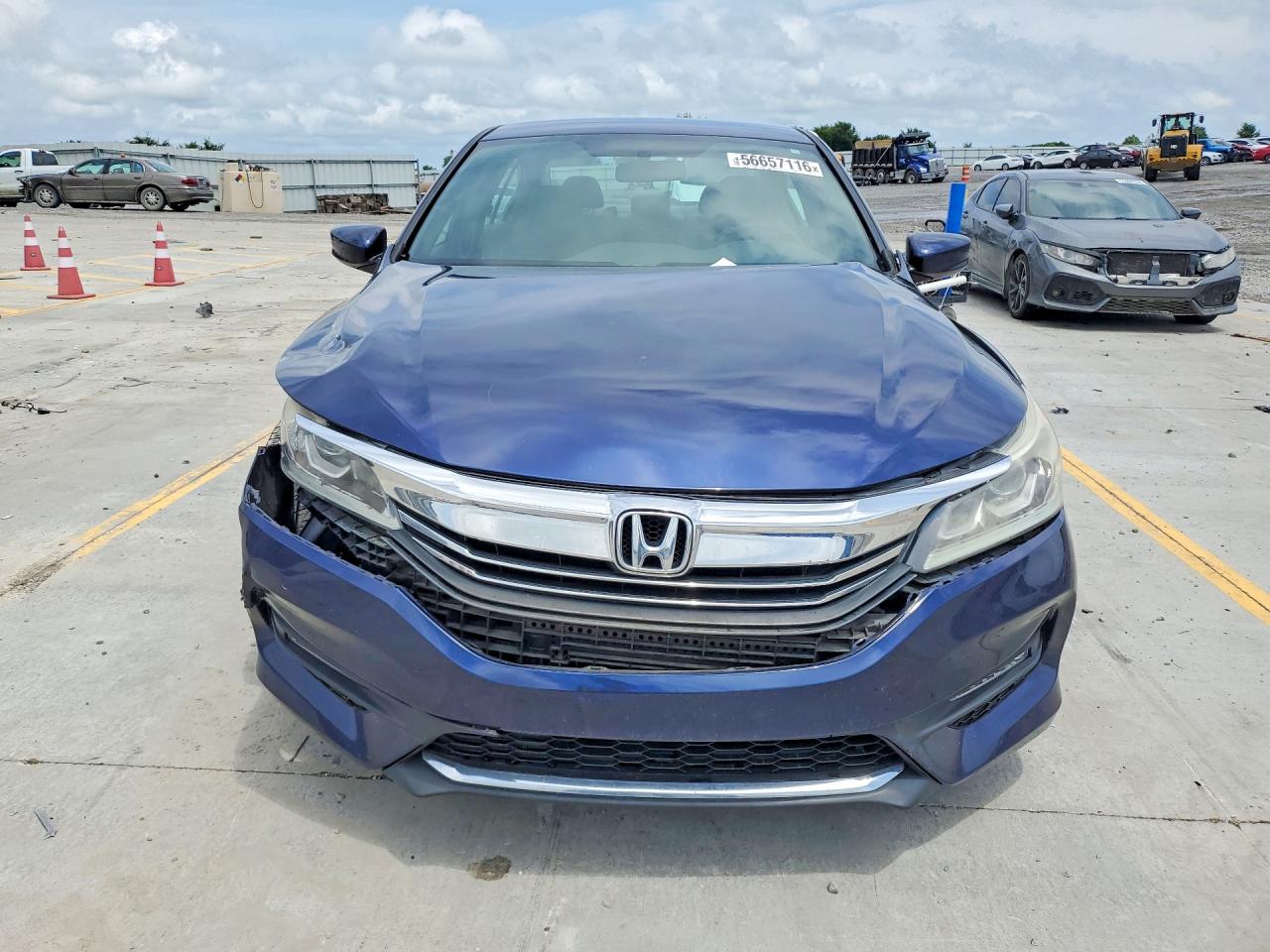 2016 Honda Accord VIN 1HGCR2F51GA082179 COPART salvage auction — Front End, KY - CERT OF TITLE-SALVAGE, sold $3,650 on 2026-06-25 (photo 5)